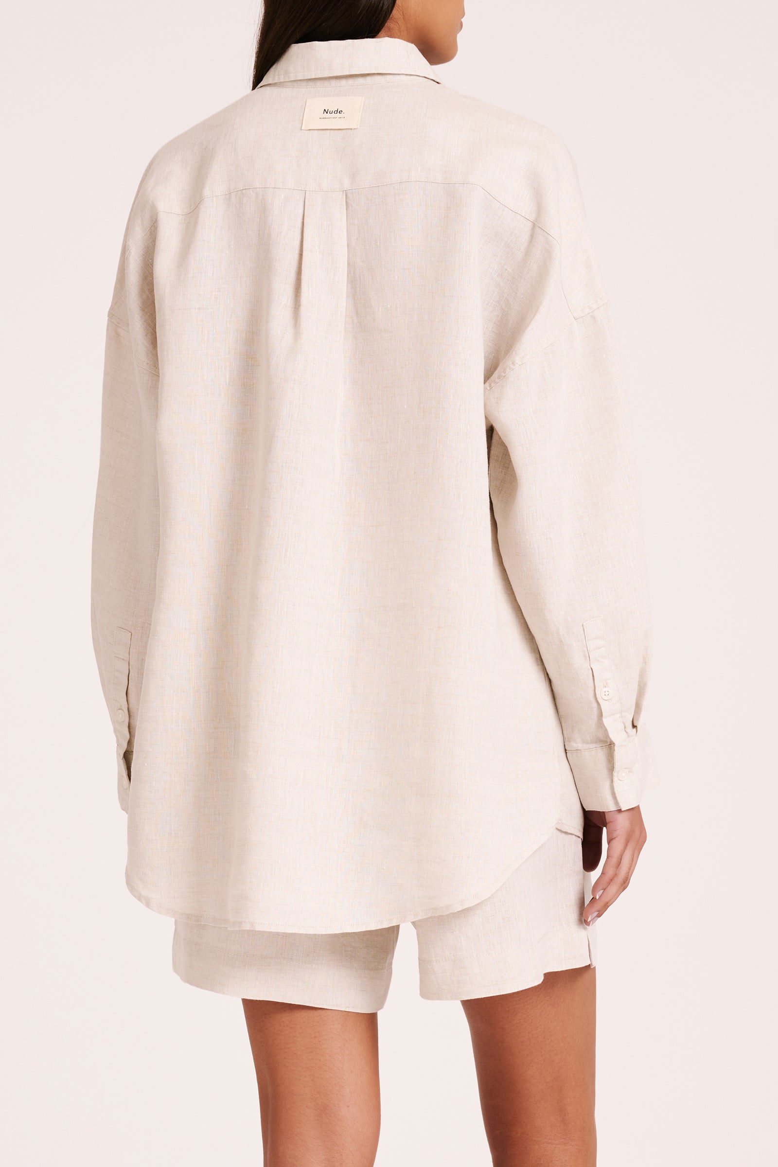 Lounge Heritage Linen Shirt Natural 