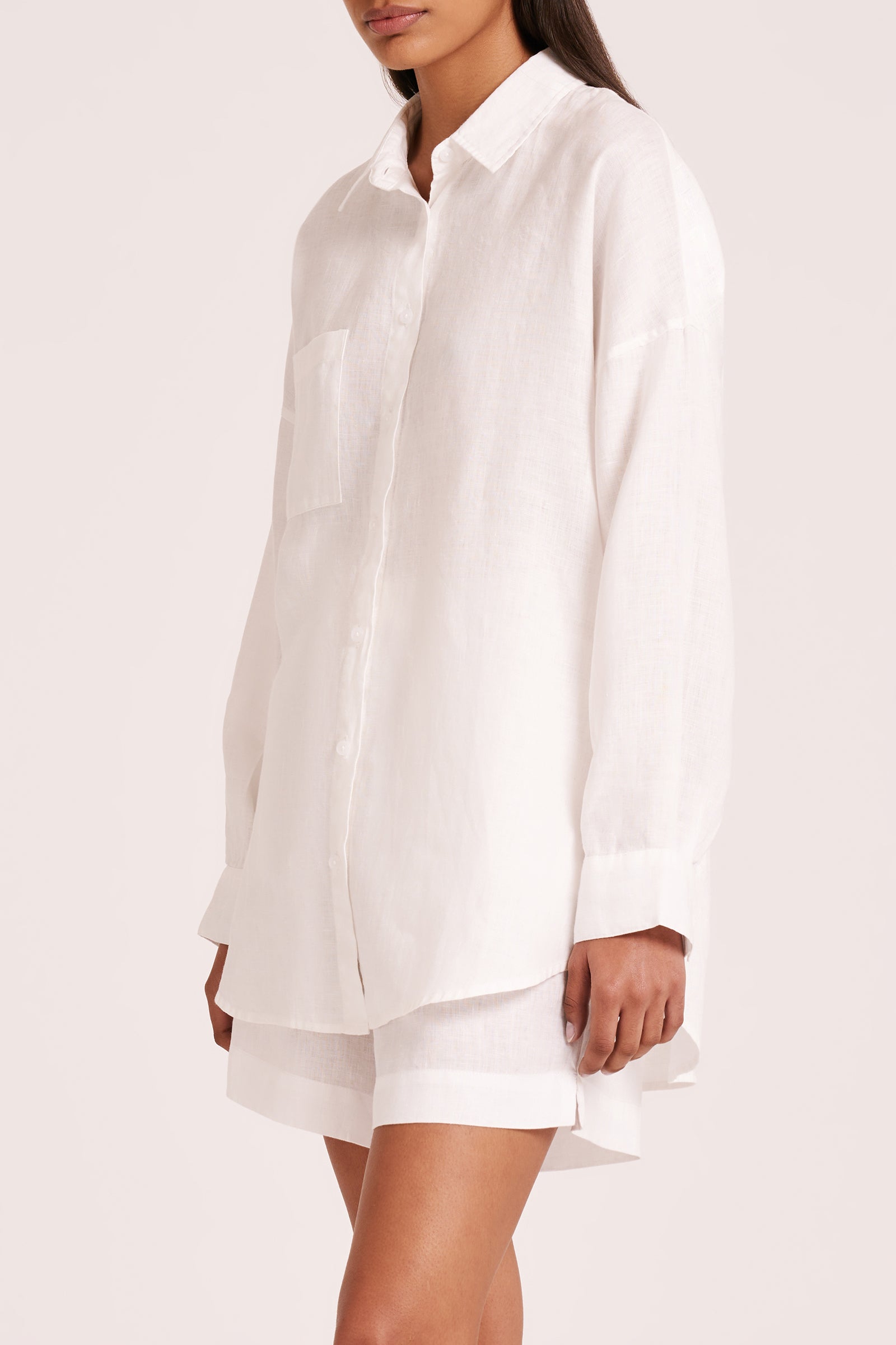 Lounge Heritage Linen Shirt | Natural