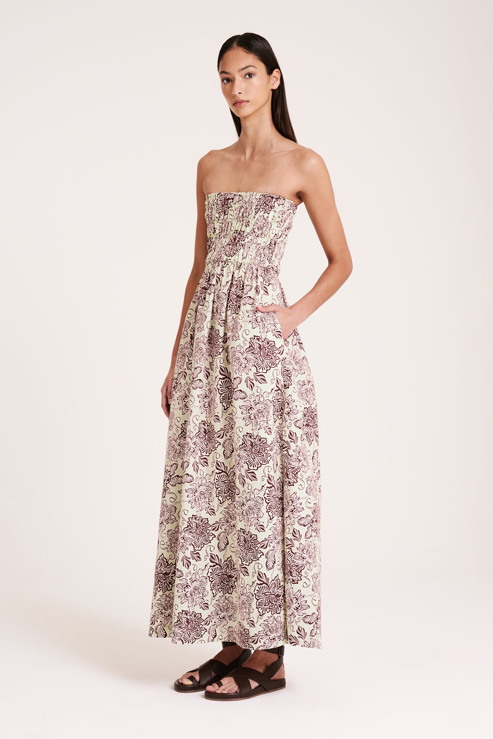 Misi Linen Maxi Dress Castillo 