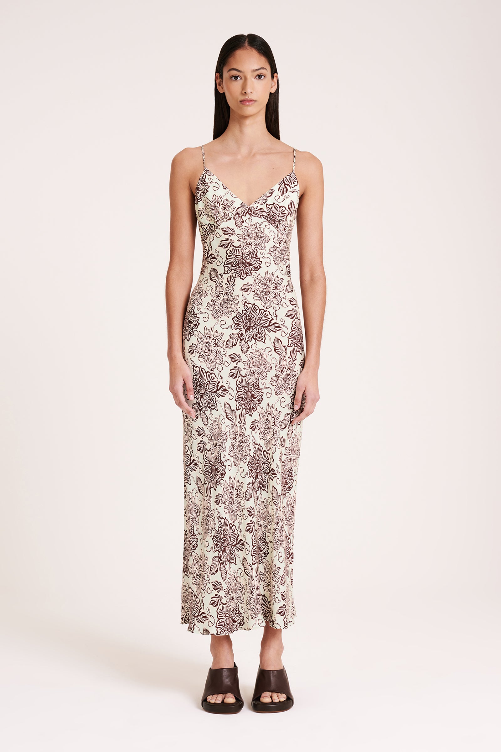 Misi Cupro Slip Dress Castillo 