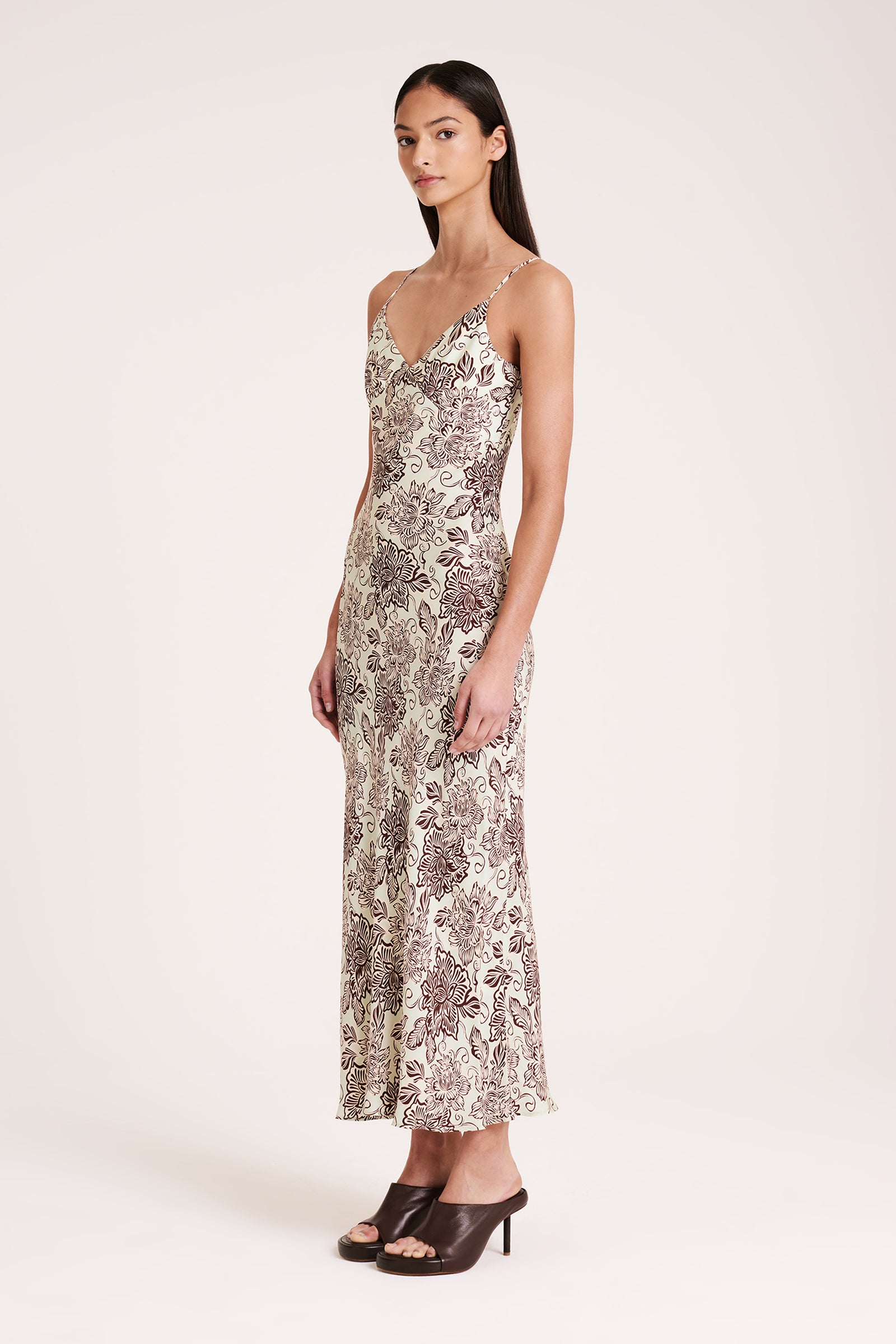 Misi Cupro Slip Dress Castillo 