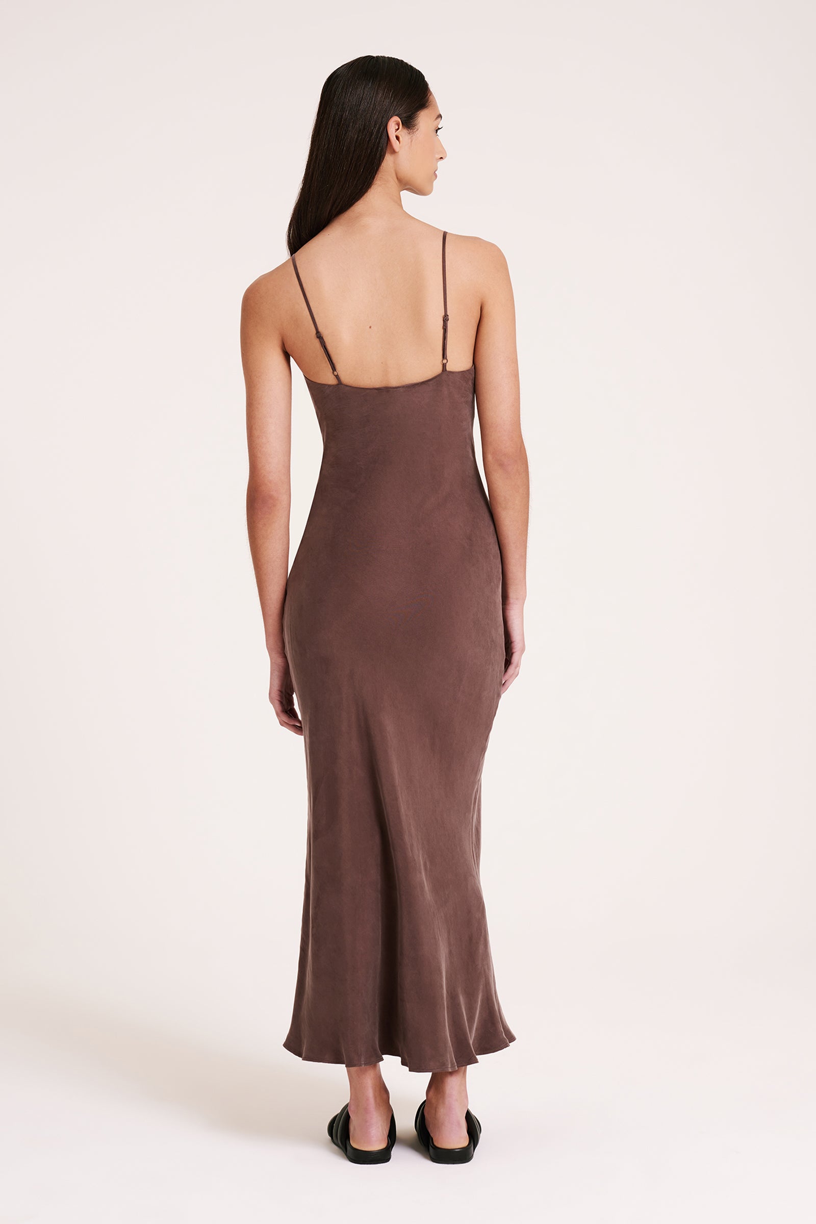 Sia Cupro Slip Dress Chico 