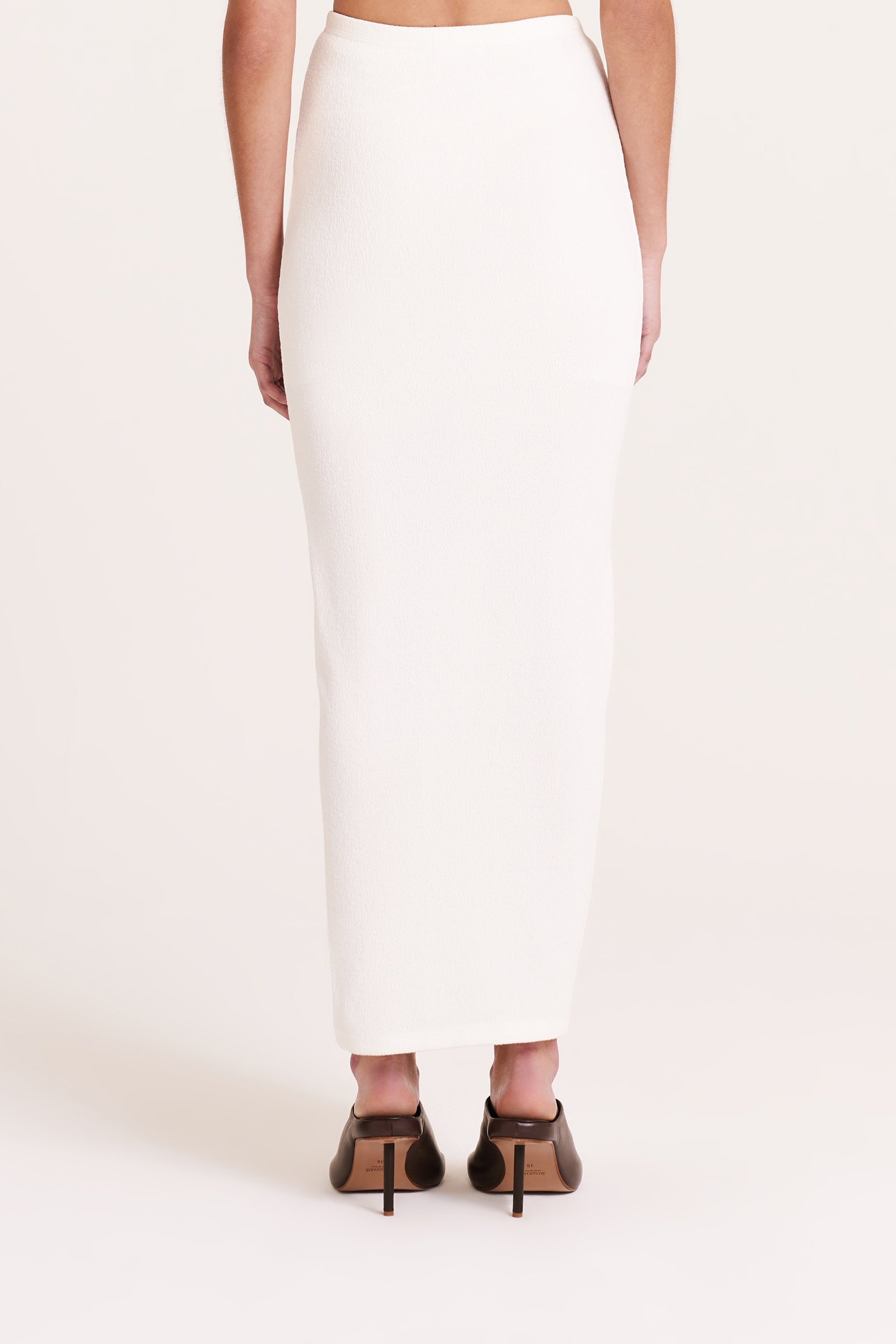 Peta Ruched Skirt Salt 
