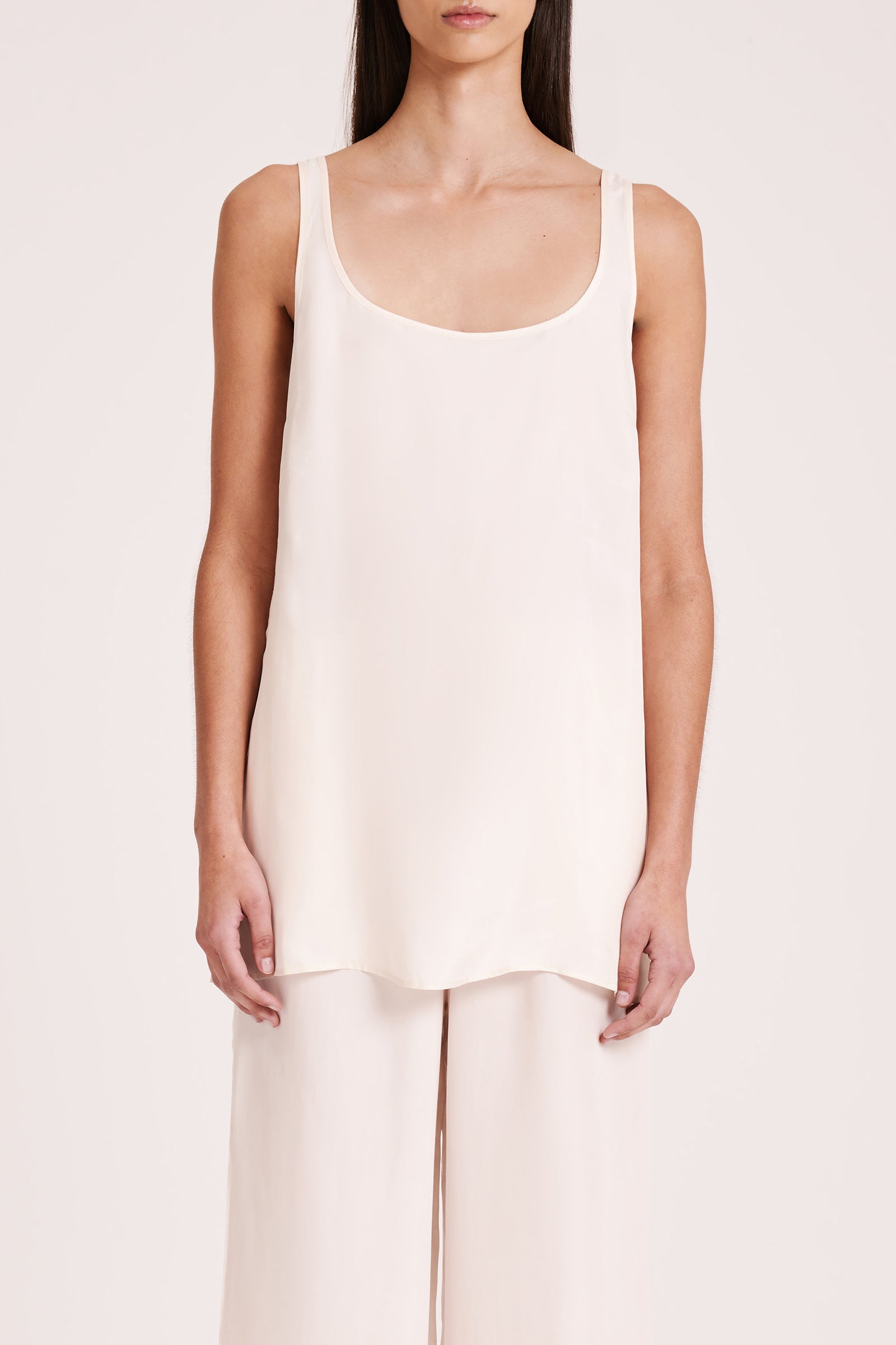 Ren Cupro Tunic Cloud 