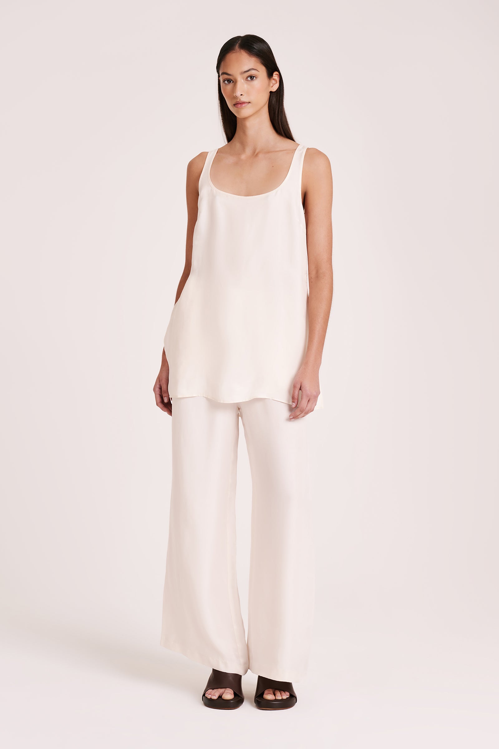 Ren Cupro Tunic Cloud 