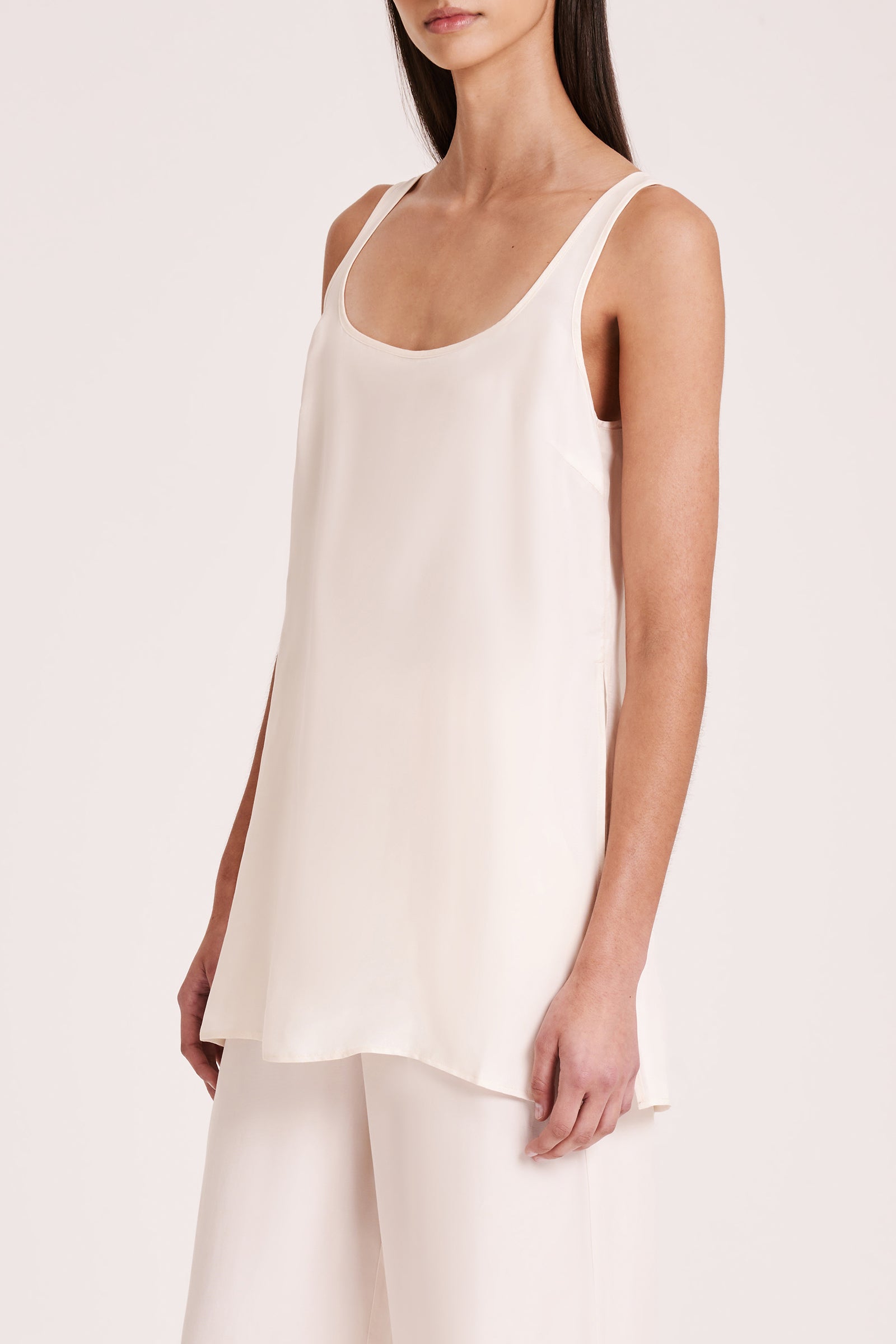 Ren Cupro Tunic Cloud 