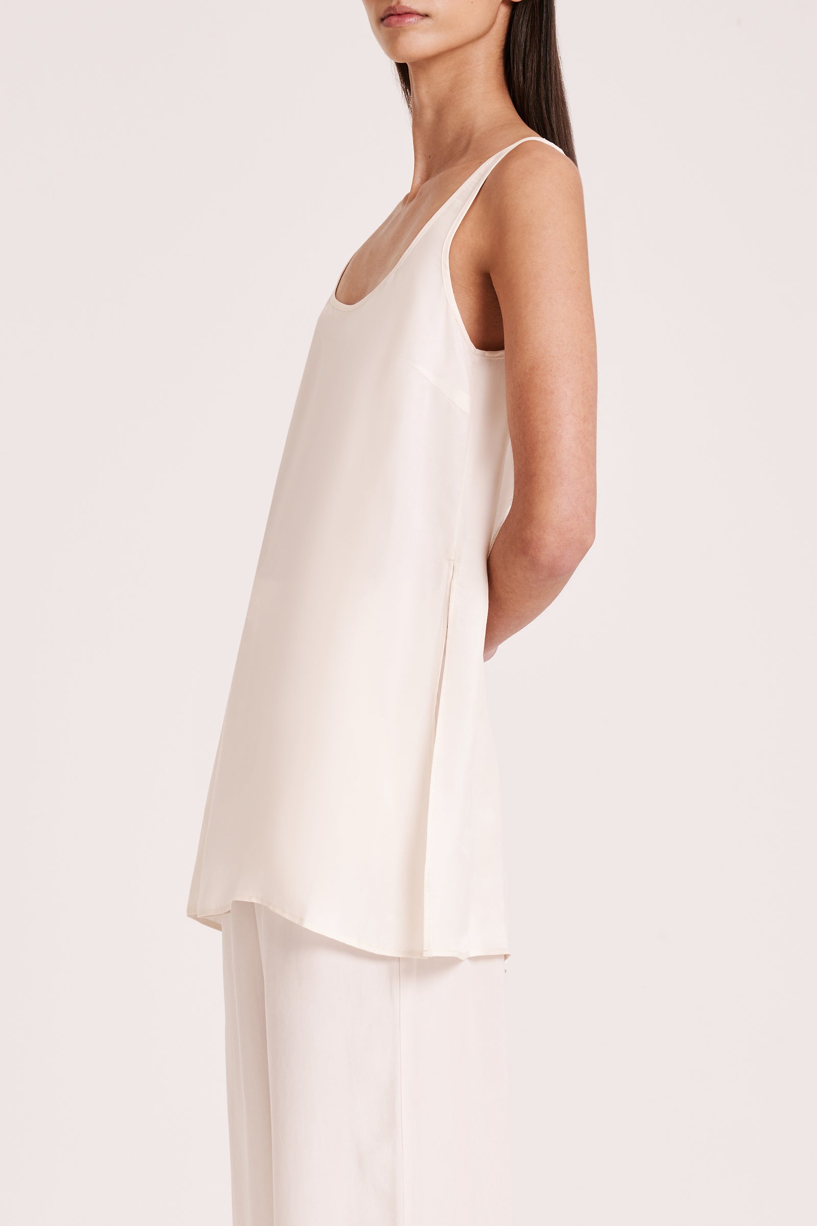 Ren Cupro Tunic Cloud 