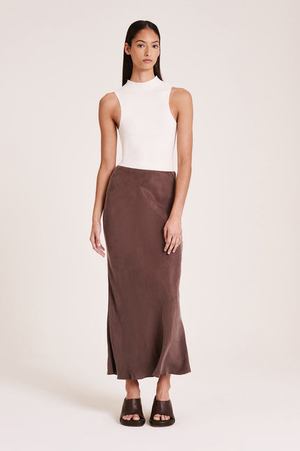 INES CUPRO SKIRT-Chico