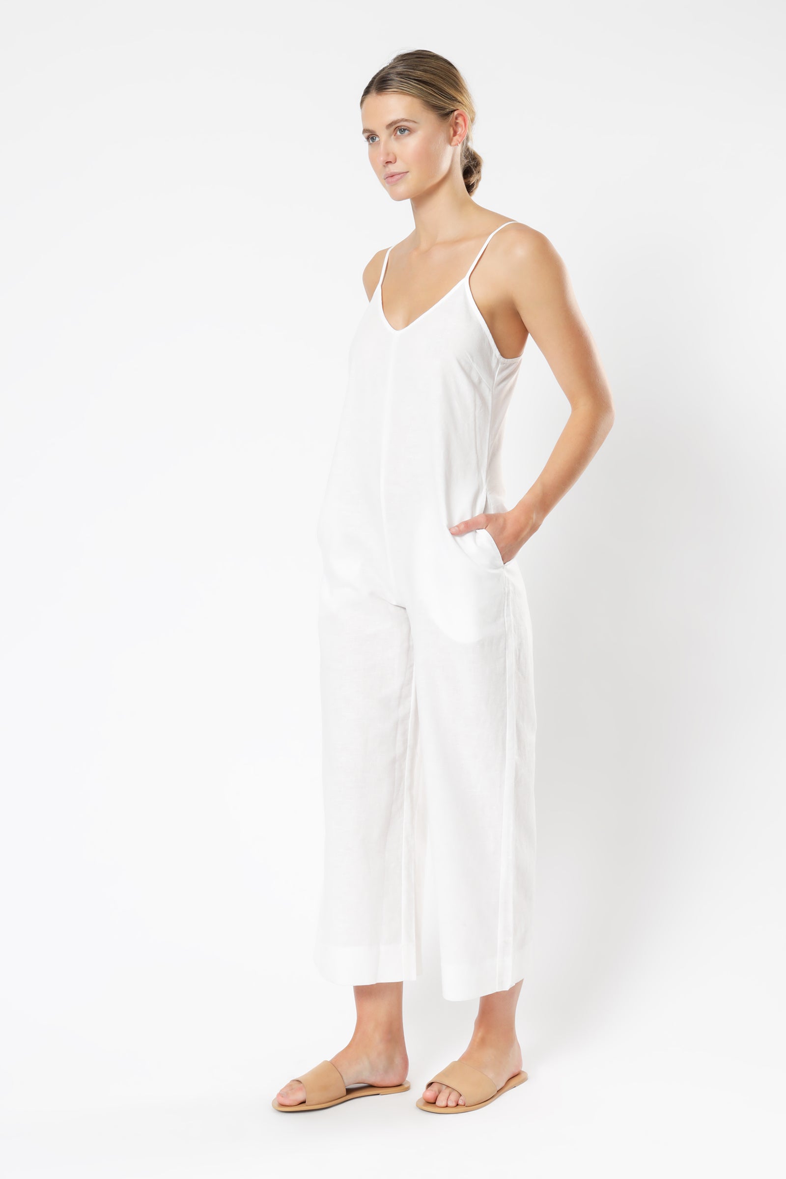 Nude Lucy Drew Jumpsuit White Jumpsuit 