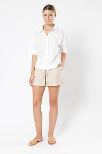 Nude Lucy clement linen shirt white tees