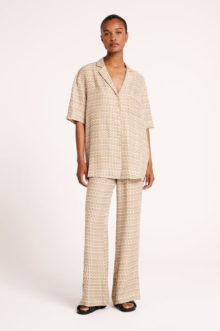 PRIYA CUPRO SHIRT-Marz