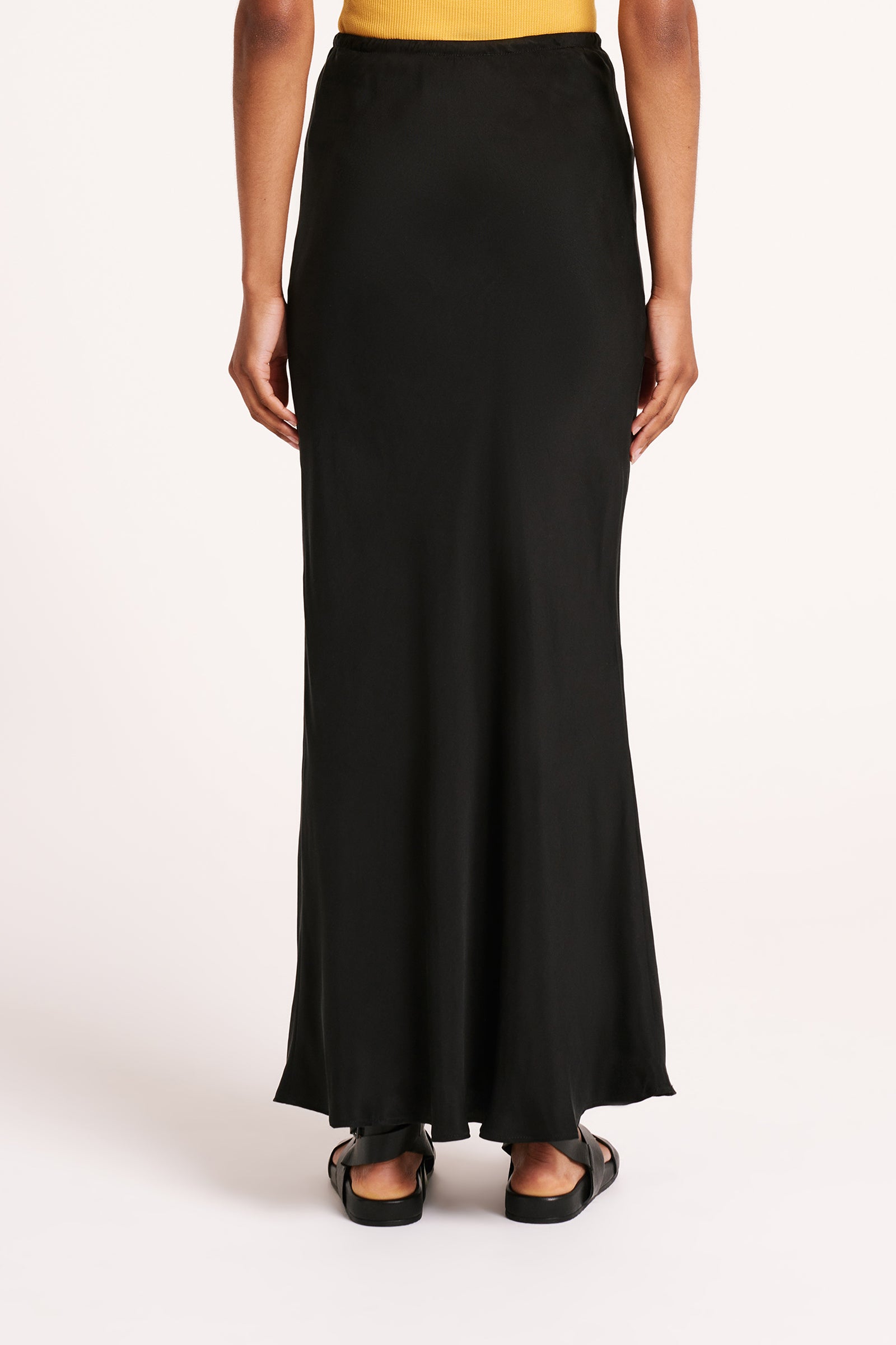 Lea Cupro Skirt Black 