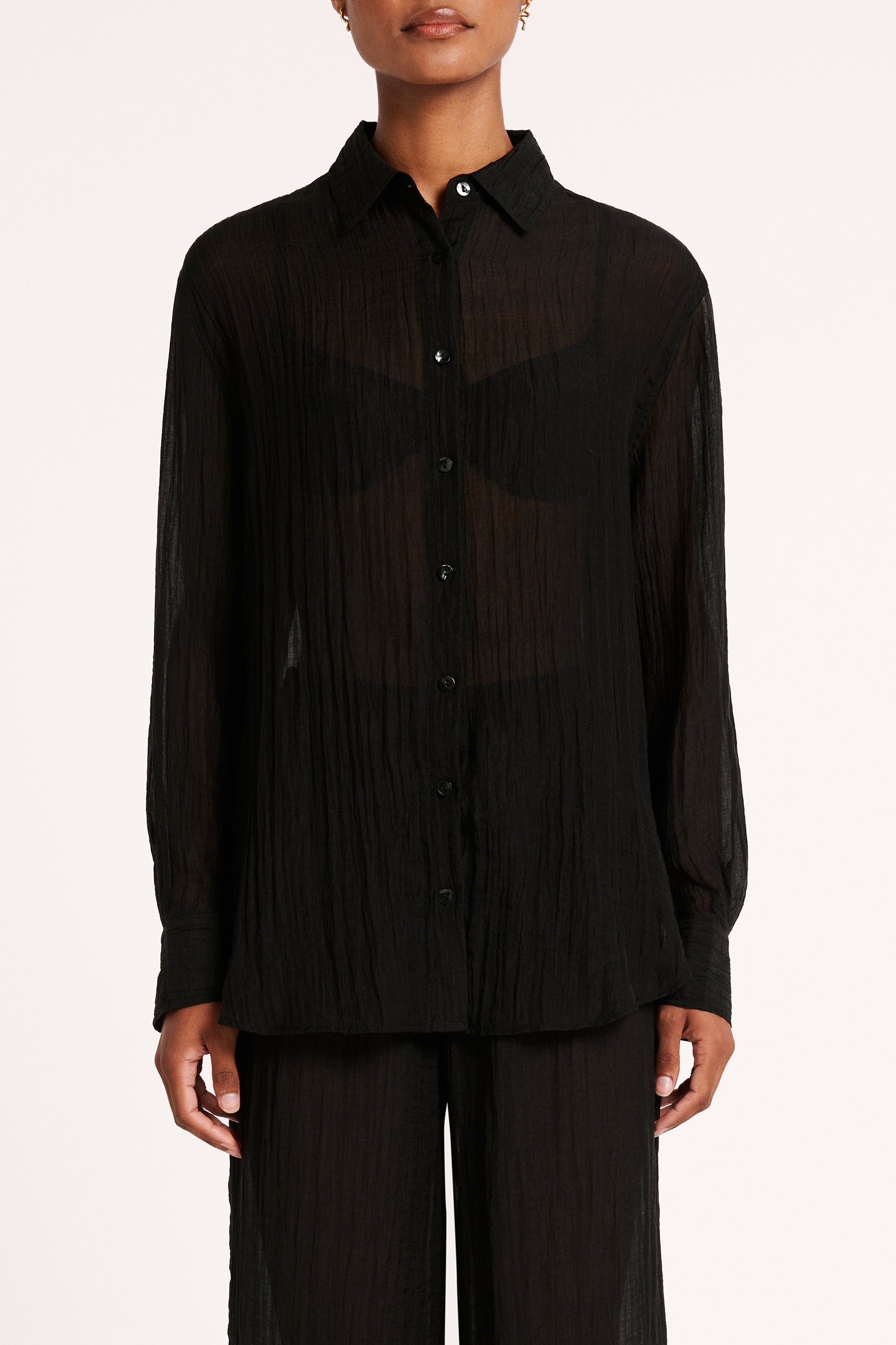 Carmen Shirt Black 