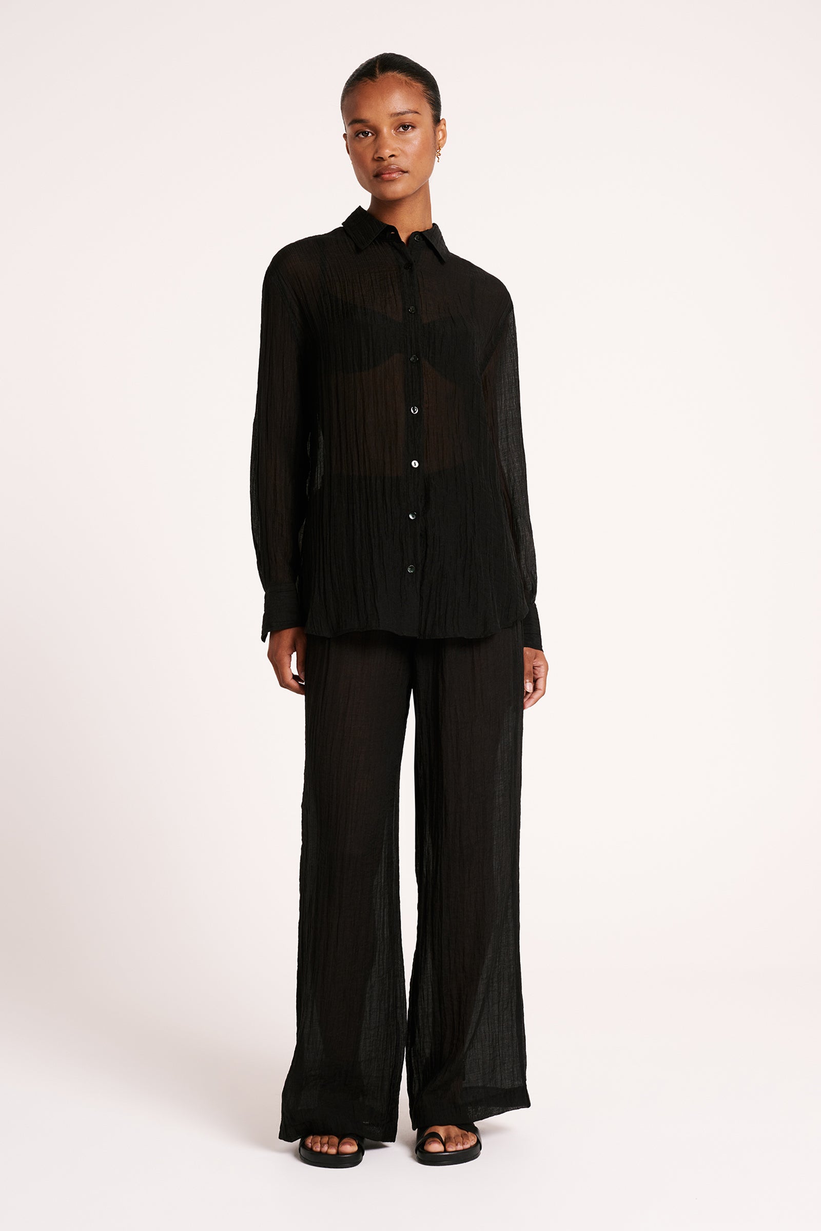Carmen Shirt Black 