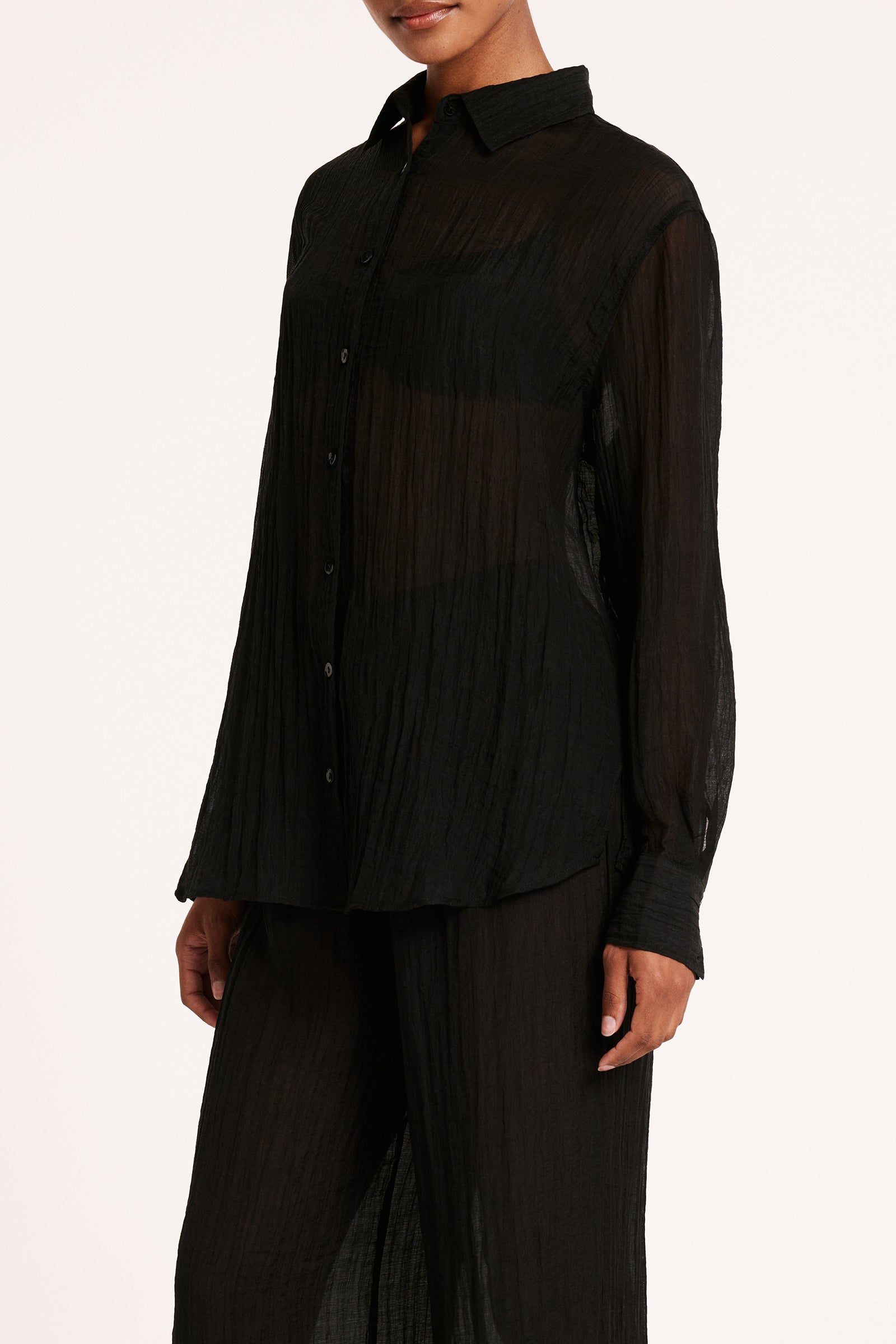 Carmen Shirt Black 