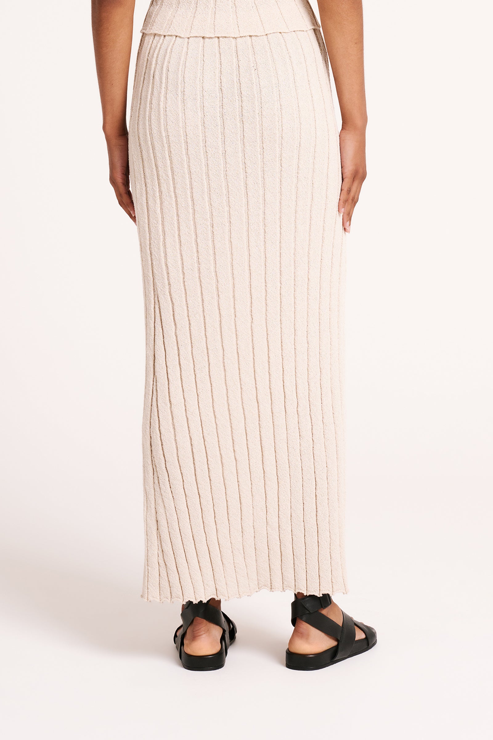 Taiyo Knit Skirt Stone 