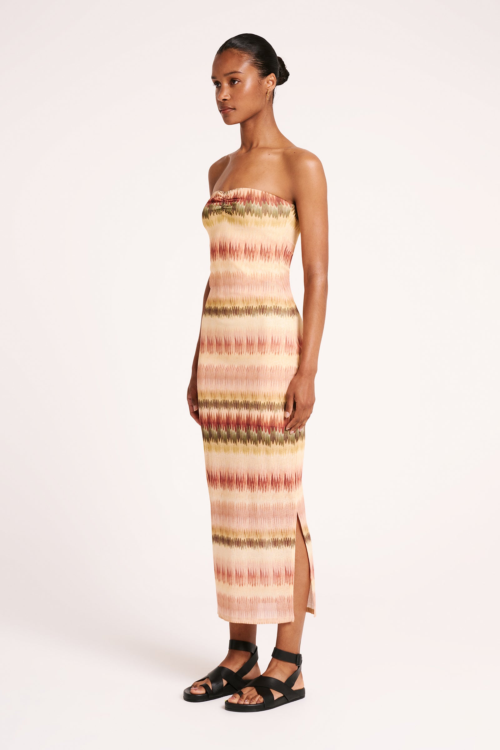 Akira Strapless Dress Calypso 