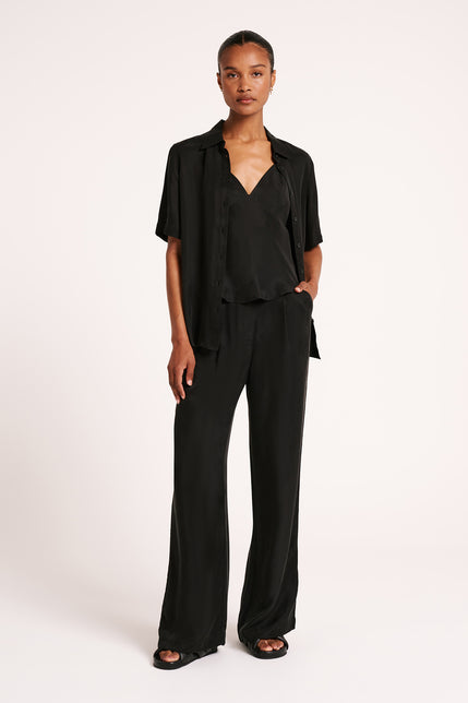 LEA CUPRO PANT-Black