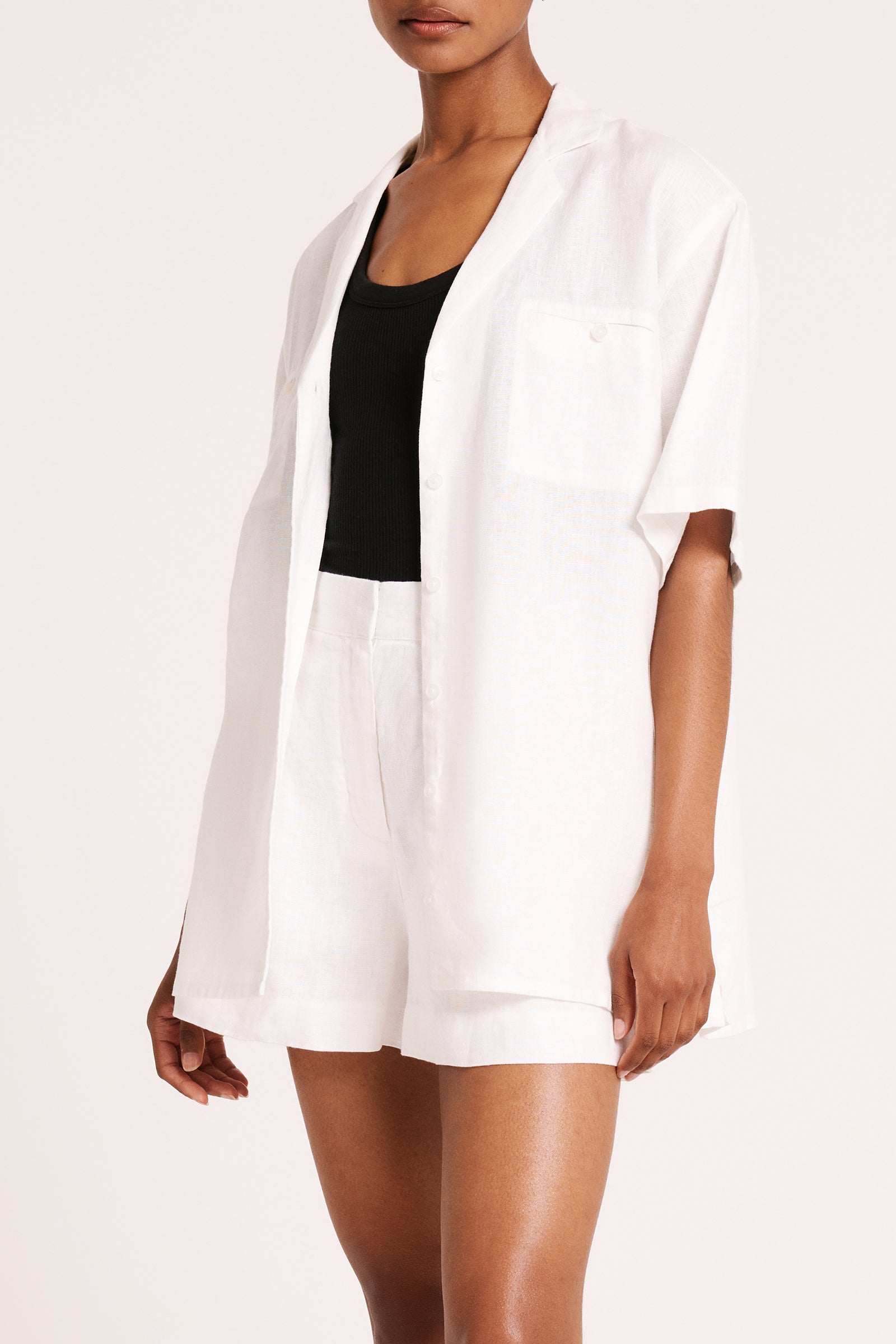Erin B Shirt In White