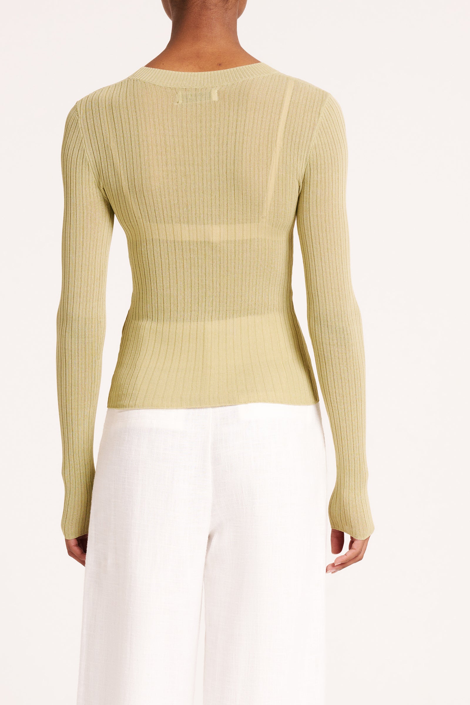 Mitra Sheer Knit Lime 
