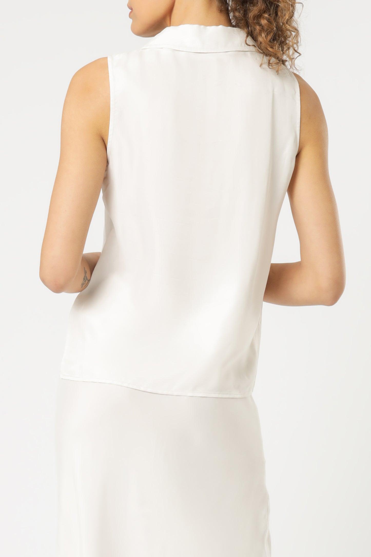 Nude Lucy parker cupro shirt cream top
