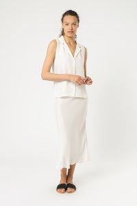 Nude Lucy parker cupro skirt cream skirt