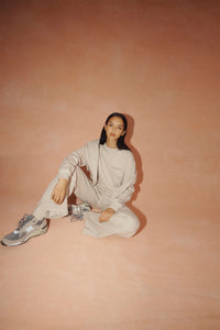 Nude Lucy Nixon Trackpant In A White Stone Colour