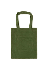 Nude Lucy Finn Terry Tote Bag In a Green Agave Colour