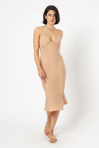 Nude Lucy parker cupro dress terracotta dress