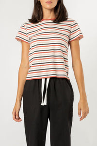 Nude Lucy binx multistripe tee auburn stripe t shirt