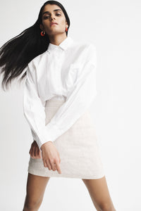 Nude Lucy Rynn Linen Mini Skirt in Natural