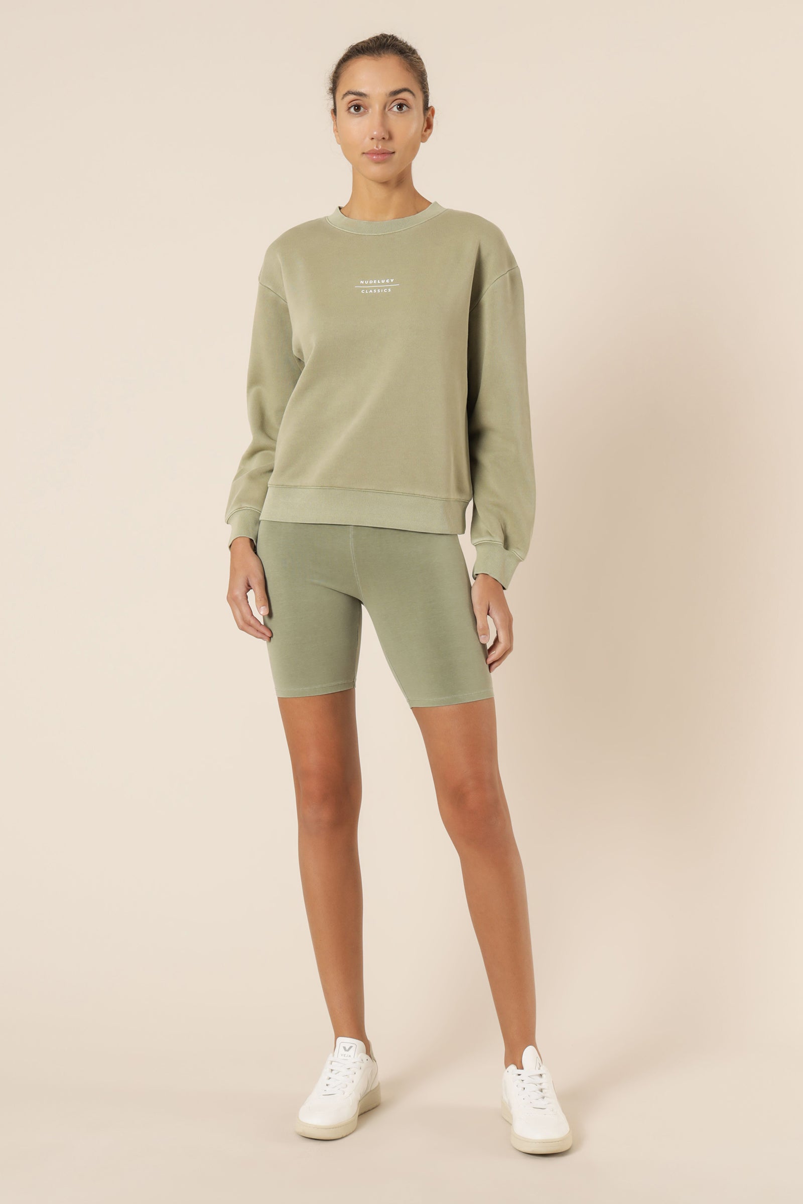 Nude Lucy Nude Classics Slogan Sweat Washed Sage Sweats 