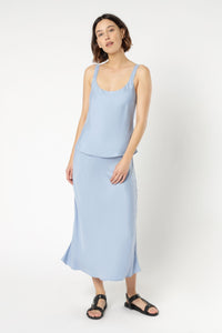 Nude Lucy esme cupro cami steel blue top