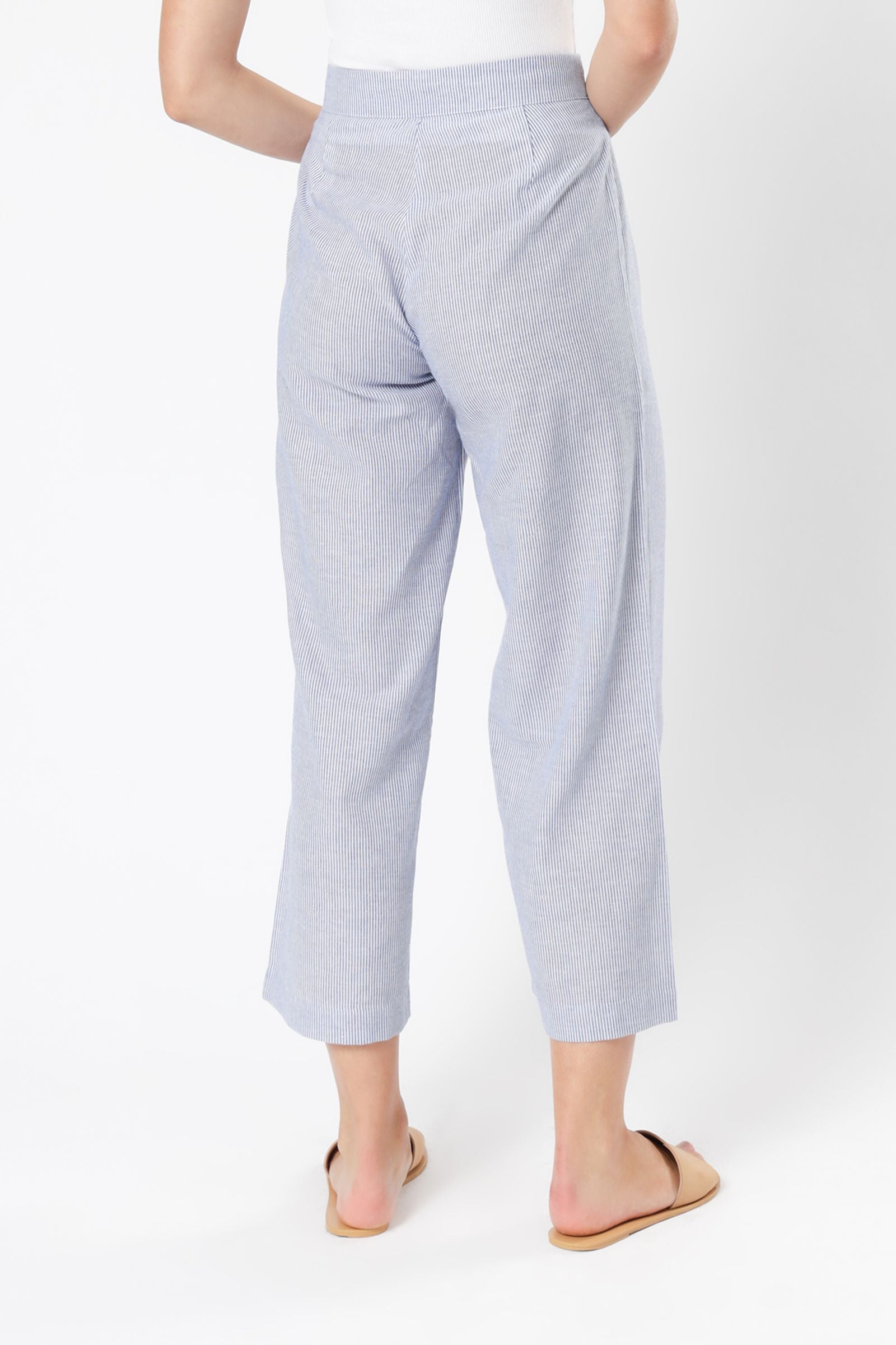 Nude Lucy Drew Pant Capri Blue Str Pants 