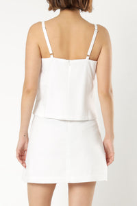 Nude Lucy emersyn skirt white skirt