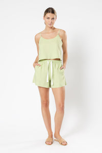 Nude Lucy nude classic short celery shorts