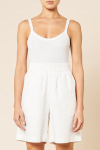 Nude Lucy Harley Waffle Bodysuit in White