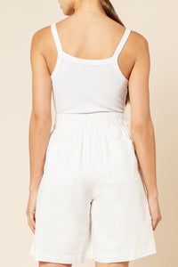 Nude Lucy Harley Waffle Bodysuit in White