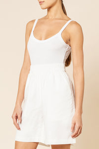 Nude Lucy Harley Waffle Bodysuit in White