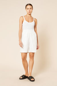 Nude Lucy Harley Waffle Bodysuit in White