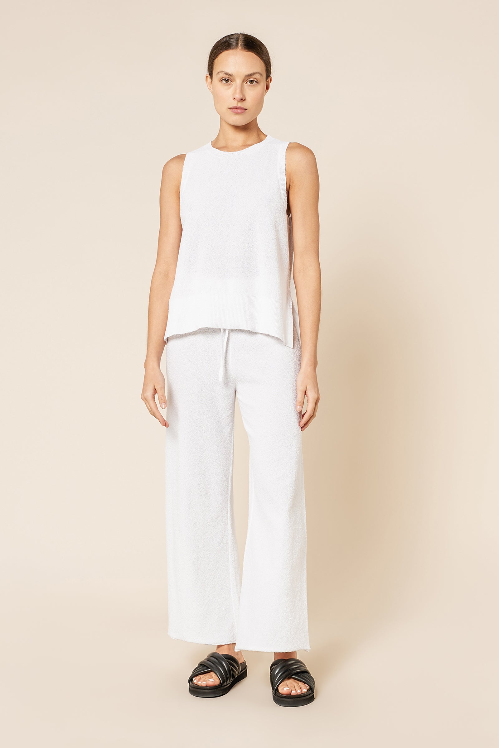 Nude Lucy Binx Knit Pant In White 