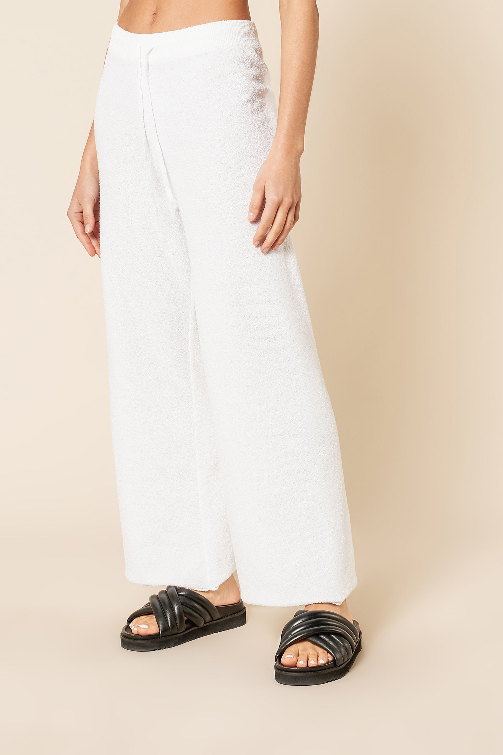 Nude Lucy Binx Knit Pant In White 