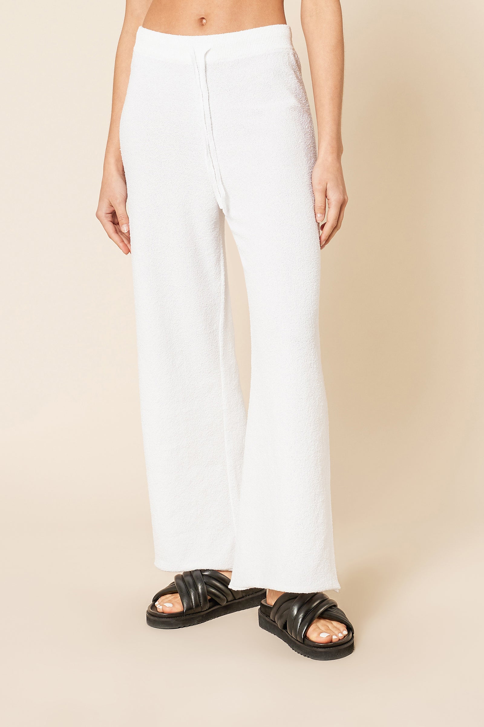 Nude Lucy Binx Knit Pant In White 
