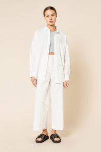 Nude Lucy Leigh Linen Shirt in White