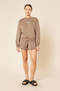 Nude Lucy Nude Heritage Sweat in Ash