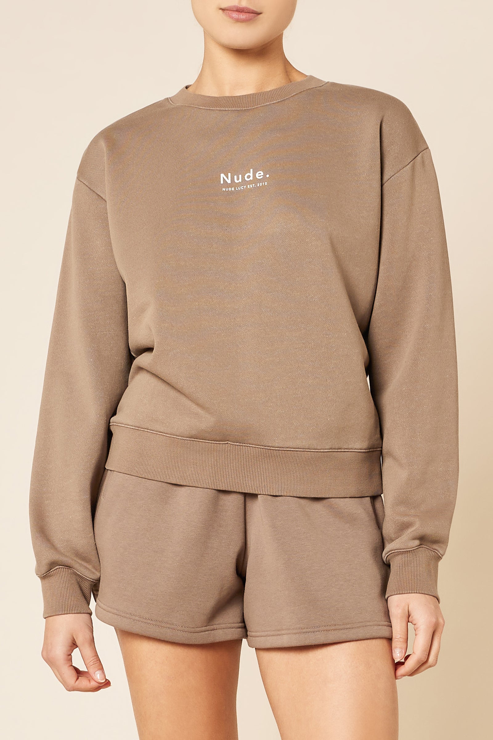 Nude Lucy Nude Heritage Sweat In Ash 