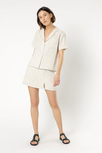 Nude Lucy brynn check shirt sand check shirt