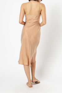 Nude Lucy parker cupro dress terracotta dress