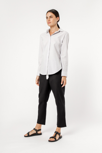 Nude Lucy nude classic shirt grey stripe shirt