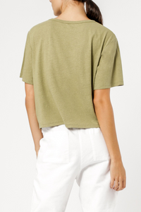 Nude Lucy atwood boxy tee moss t shirt